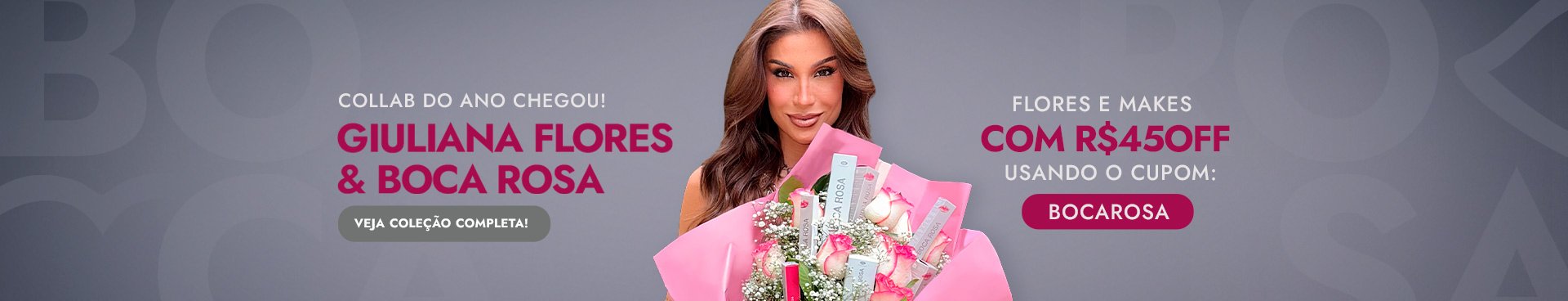 Boca Rosa com R$ 45  Off - Super