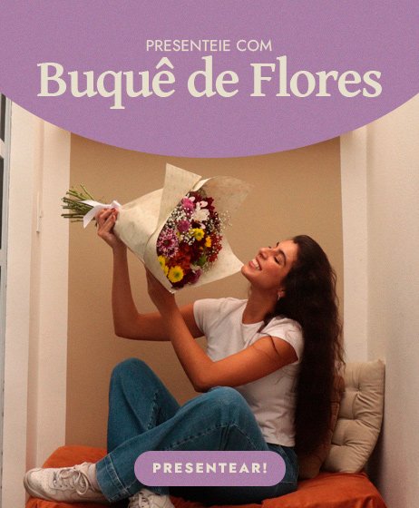 Buquê de flores Dia da Mulher