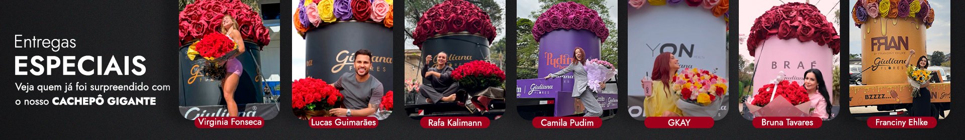 Veja quem já foi surpreendido com nosso Cachepô Gigante!