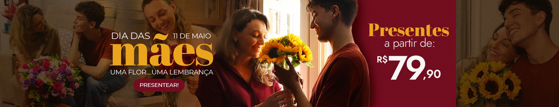Dia das Mães a partir de R$ 79,90 - Super