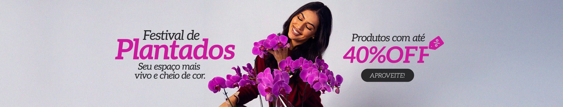 Festival de Plantados com até 40% Off - Super
