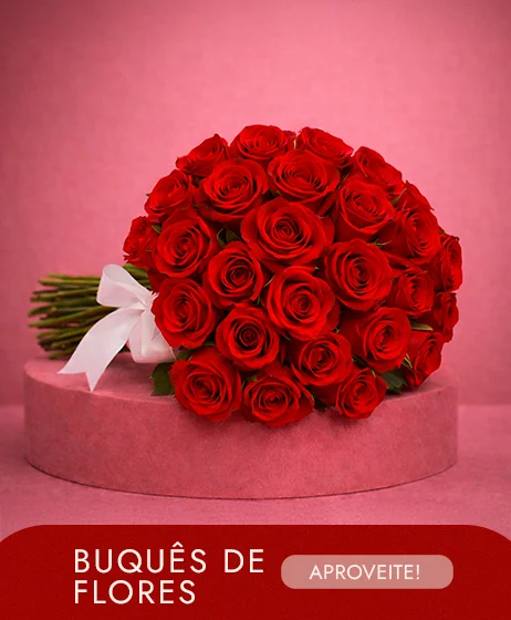 Buquê de flores Dia da Mulher