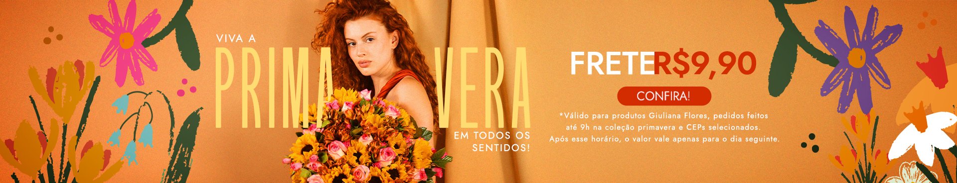 Primavera Frete R$ 9,90- Super