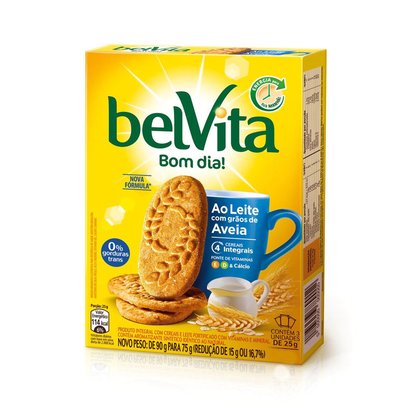 Biscoito Belvita ao Leite com Aveia 90g