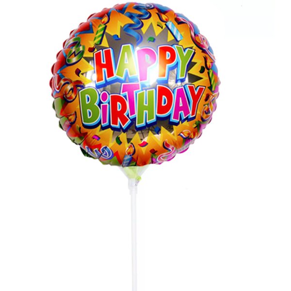 Balão Redondo Happy Birthday