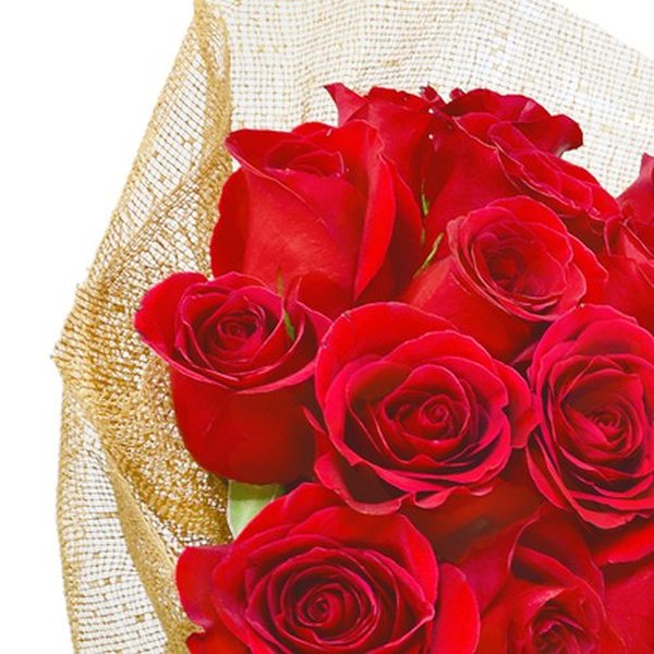 Buquê Fascínio de Rosas Colombianas Vermelhas