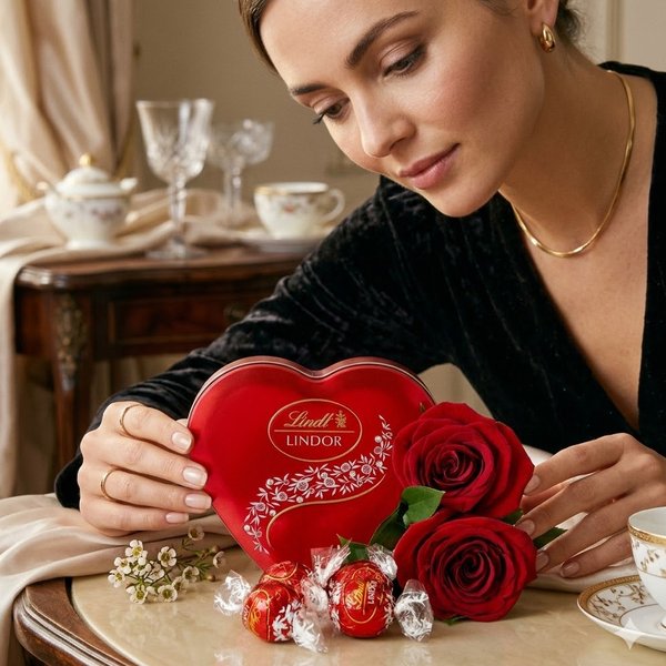 Rosas Vermelhas com Lindt
