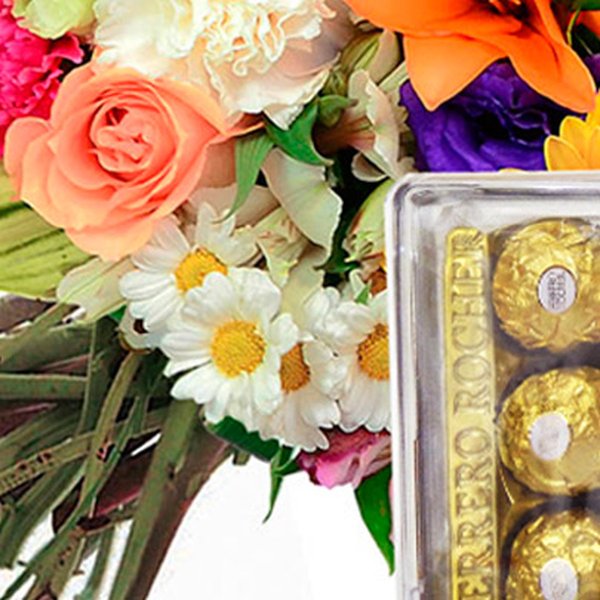 Buquê Mix com Ferrero Rocher