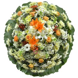 Imagem de Coroa de Flores Standard Luxo Pequena 2 GF03