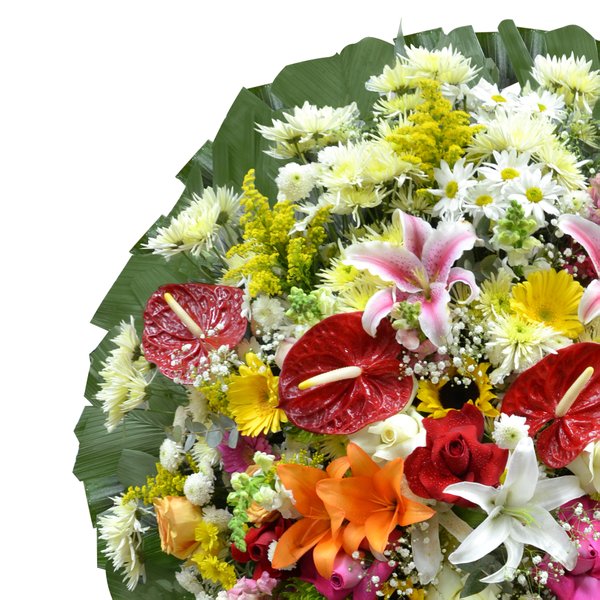 Coroa de Flores Super Premium Pequena 6 GF04