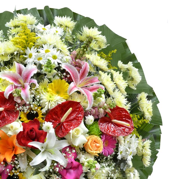 Coroa de Flores Super Premium Pequena 6 GF04