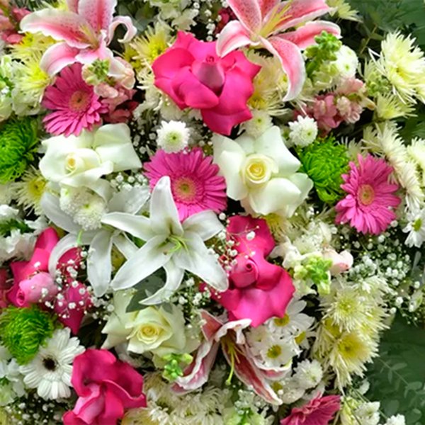 Coroa de Flores do Campo Premium Pequena 3  GF01