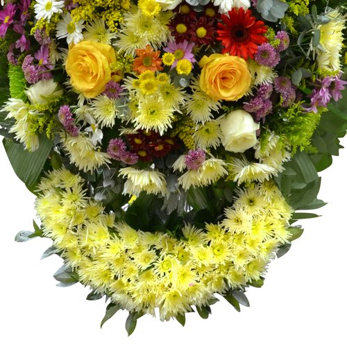 Coroa de Flores Nobres Luxo Grande 9 GF05
