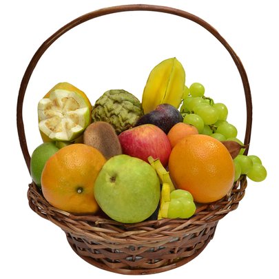 Cesta Premium de Frutas Tropicais
