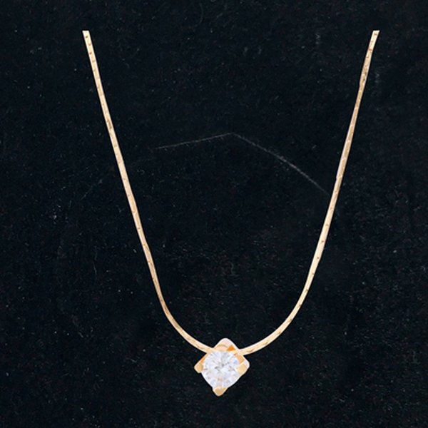 Colar Dourado Pingo de Luz