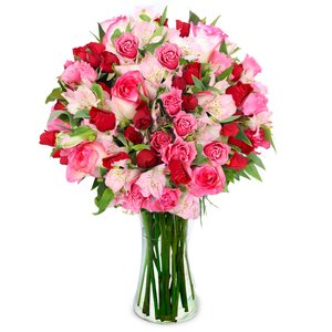 Imagem de Luxuoso Mix de Flores no Vaso