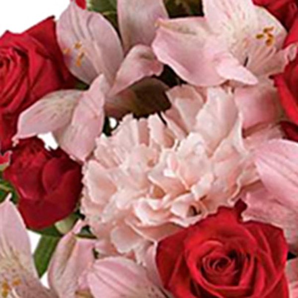 Luxuoso Mix de Flores no Vaso
