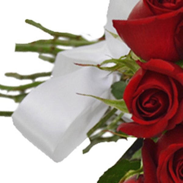Buquê de 24 Rosas Vermelhas