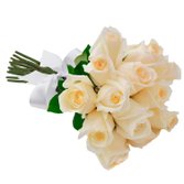 Buquê de 18 Rosas Brancas
