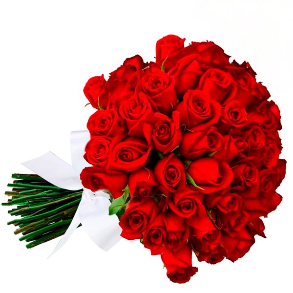 Buquê de 42 Rosas Vermelhas