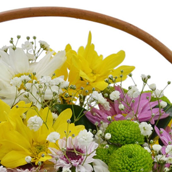 Cesta de Flores do Campo