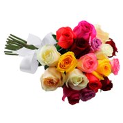 Buquê de 18 Rosas Coloridas