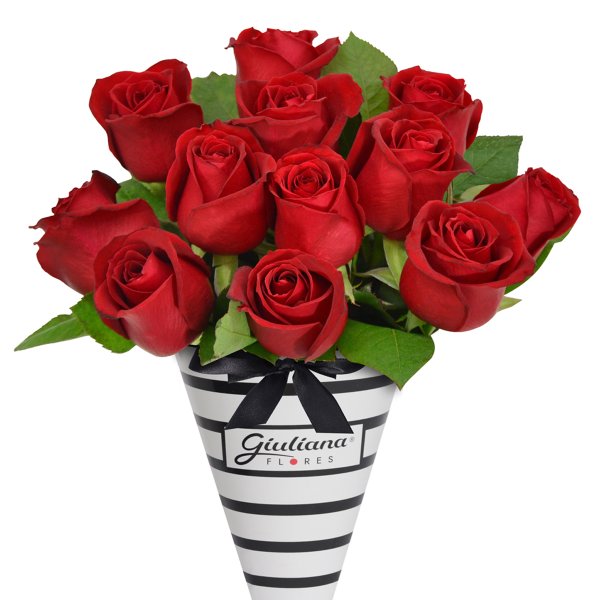 Buquê Magnífico de Rosas Vermelhas
