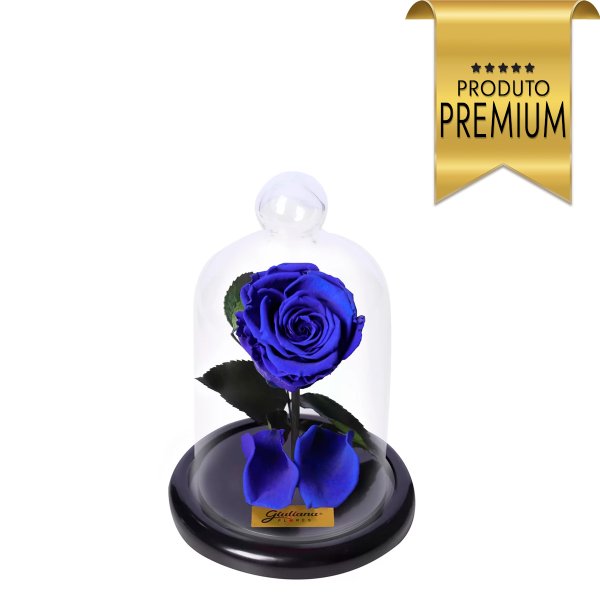 Mini Rosa Encantada Azul