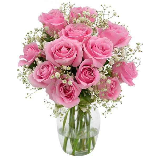 Elegância das Rosas Cor de Rosa