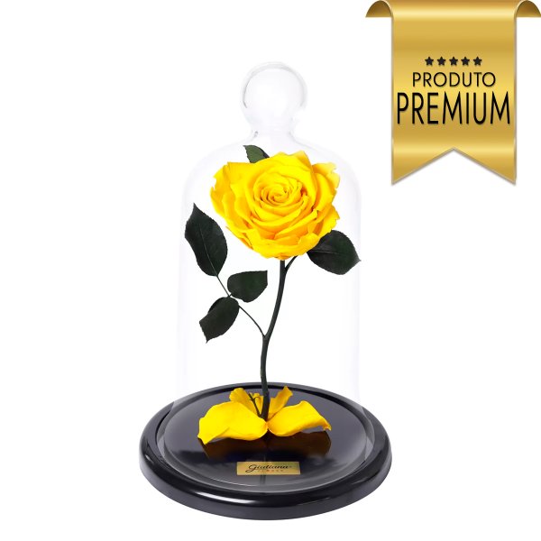 A Rosa Encantada Amarela