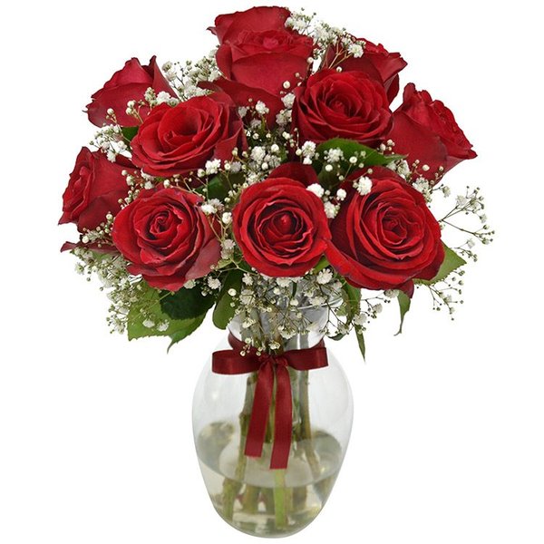 Elegância das Rosas Vermelhas