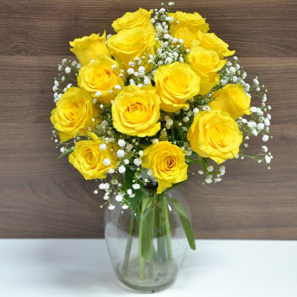 Elegância das Rosas Amarelas