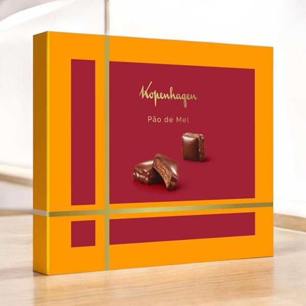 Pão de Mel Recheado Kopenhagen 240g
