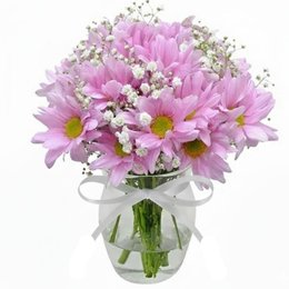 Imagem de Delicado Mix de Flores Silvestres Cor Rosa