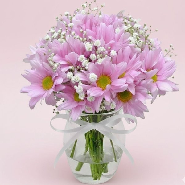 Delicado Mix de Flores Silvestres Cor Rosa