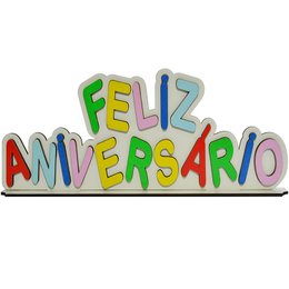 Imagem de Placa Feliz Aniversário
