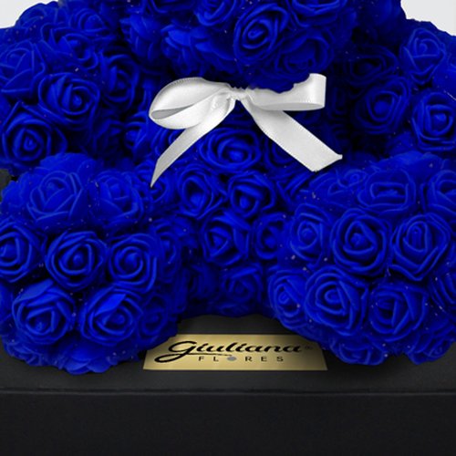 Teddy Flowers Azul Escuro