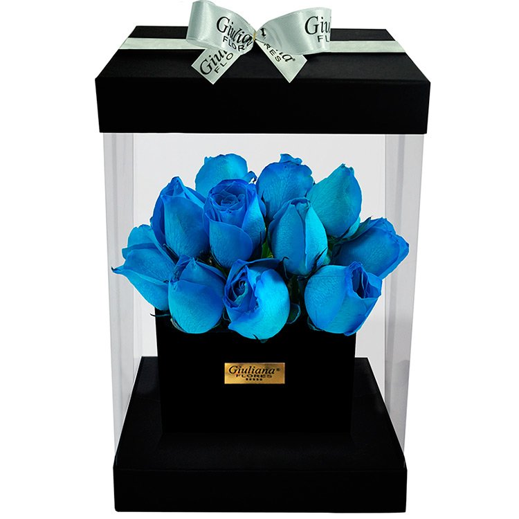 Flower Box Rosa Azul
