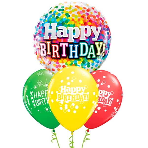 Buquê de Balões de Aniversário