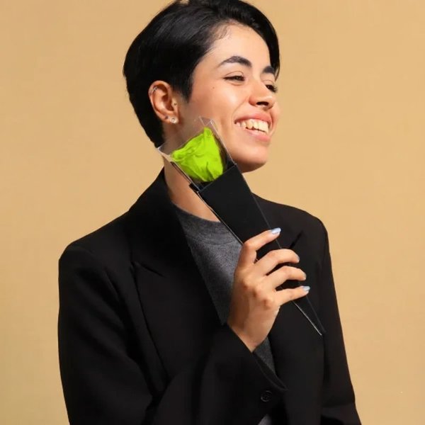 Cone Preto de Rosa Encantada Verde