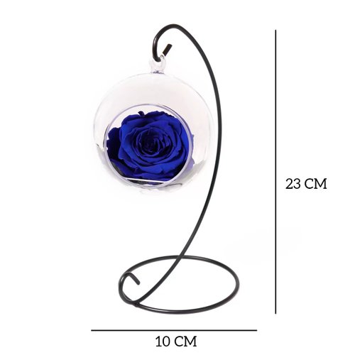 Pêndulo de Rosa Encantada Azul
