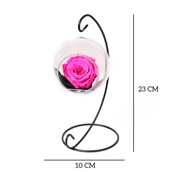 Pêndulo de Rosa Encantada Pink