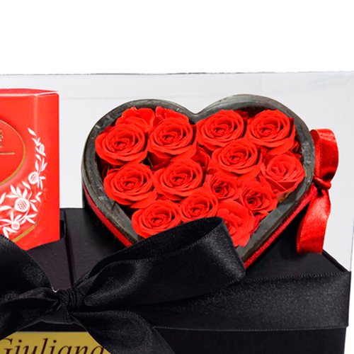 Dupla de Corações com Romance Lindt