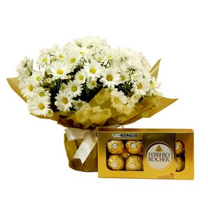 Imagem de Margaridinhas Brancas e Ferrero Rocher