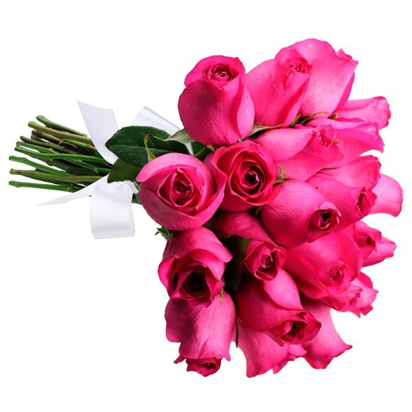 Buquê de 24 Rosas Pink