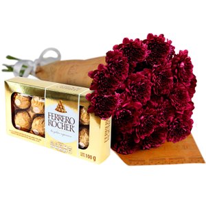 Imagem de Buquê de Pinóquio Marsala e Ferrero Rocher