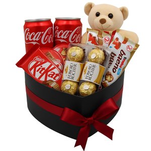 Imagem de Coração de Guloseimas com Pelúcia