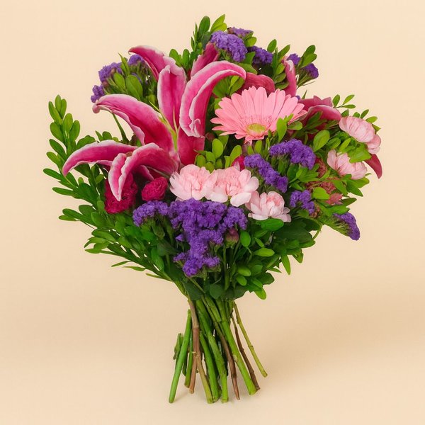 Ramalhete de Mix de Flores Colorir