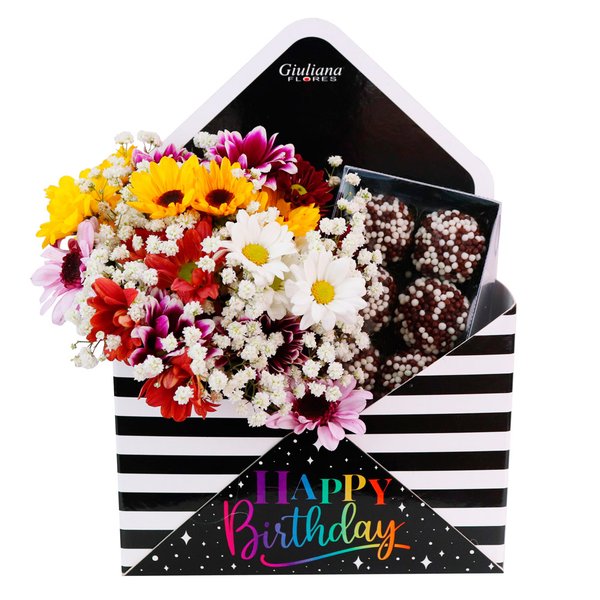 Margaridinhas e Brigadeiros no Envelope