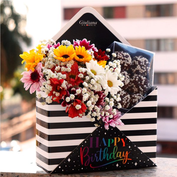 Margaridinhas e Brigadeiros no Envelope